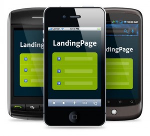 mobile landing page